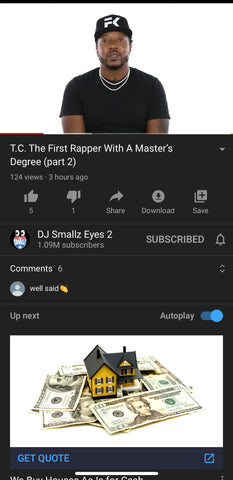 First rapper with a Masters Degree